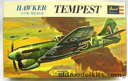 Revell 1/72 Hawker Tempest, H620-49 plastic model kit